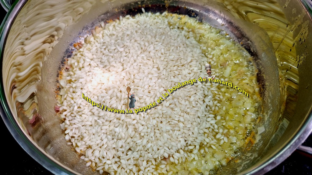 Jeter le riz dans le faitout