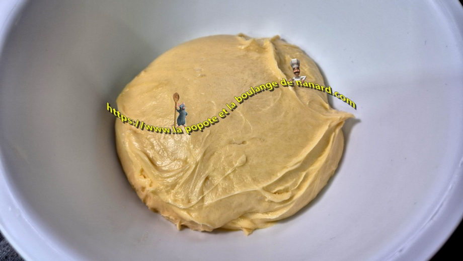 La pâte doit avoir doublé de volume