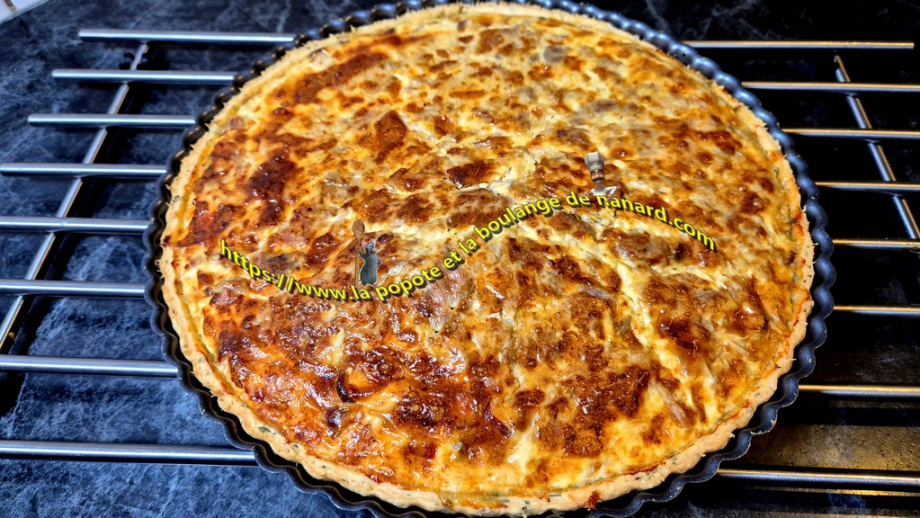 La quiche doit être dorée sans excès