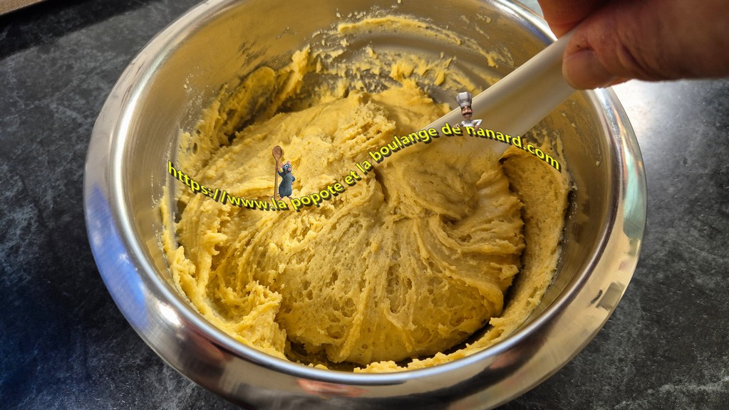 Laisser la pâte ramollir à température ambiante 30 minutes puis la travailler légèrement à la spatule pour lui redonner de la souplesse
