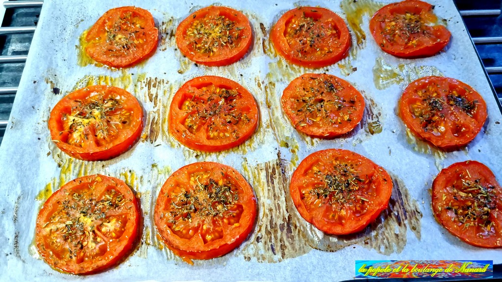 Laisser refroidir les tomates après cuisson