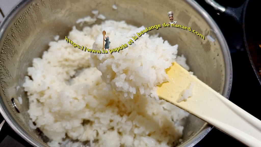 Le riz est parfaitement collant