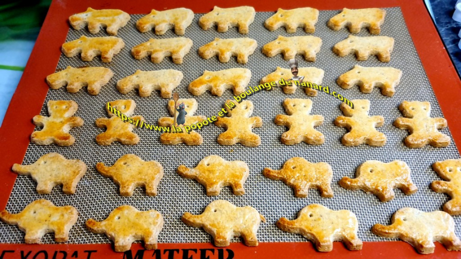 Les biscuits doivent être dorés sans excès