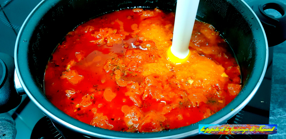 Mixer la tomate