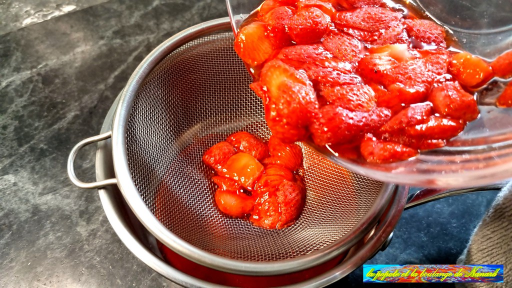 Passer les fraises au chinois étamine