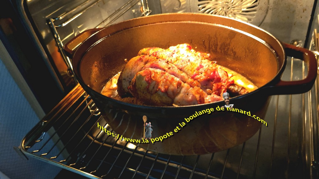 Prolonger la cuisson 20 minutes à découvert à 190°C