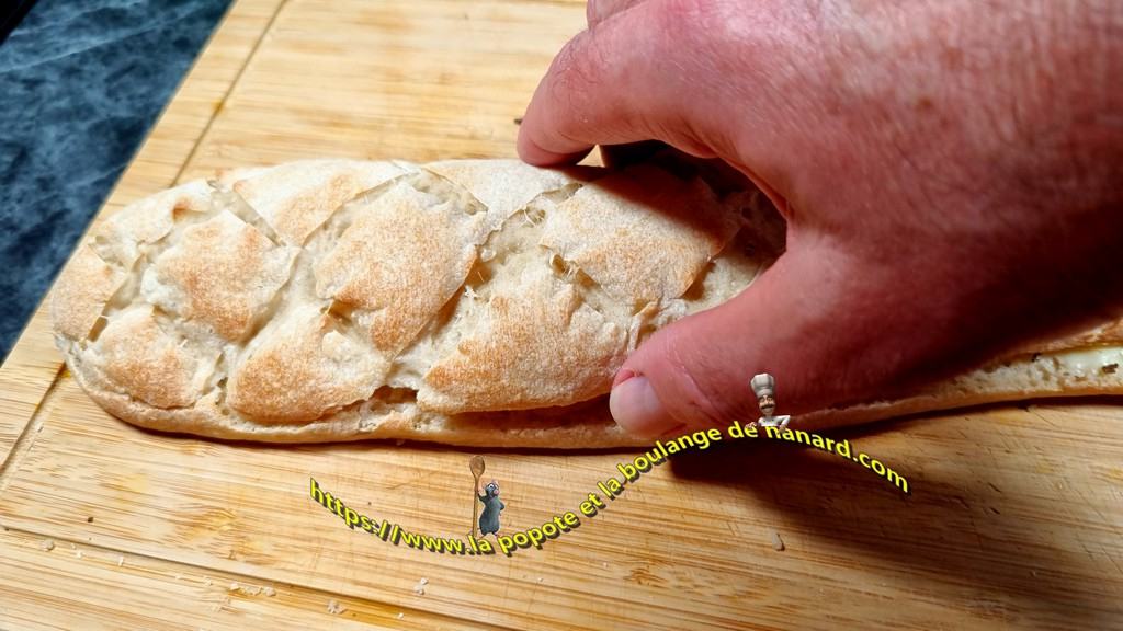 Recouvrir avec le dessus du pain (2)