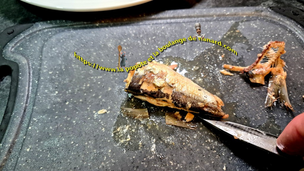 Reformer les sardines avec les deux filets