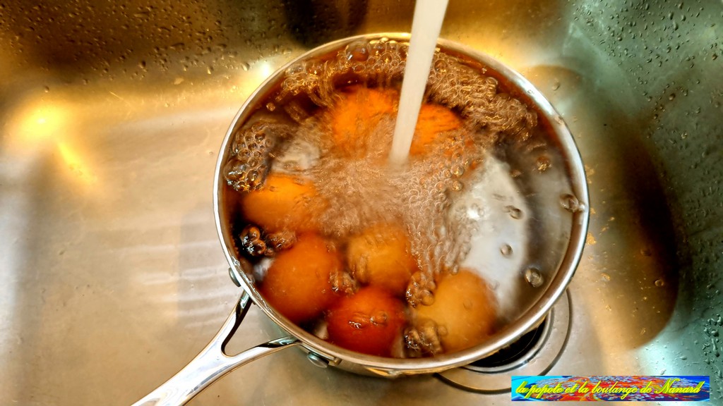 Refroidir les œufs après cuisson à l\\\'eau courante