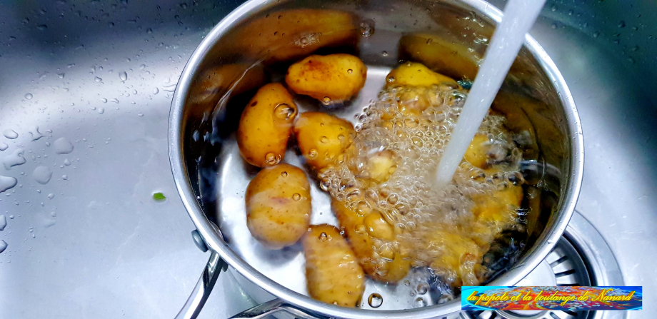 Refroidir les pommes de terre après cuisson