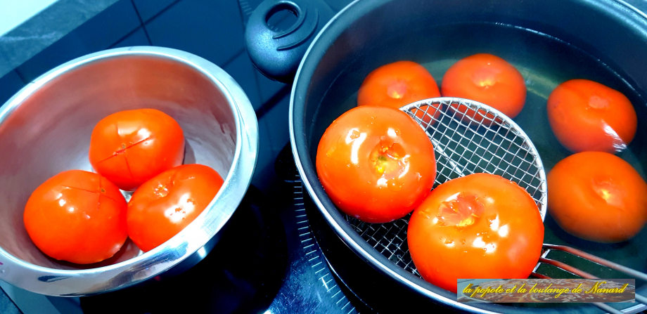Retirer les tomates immédiatement