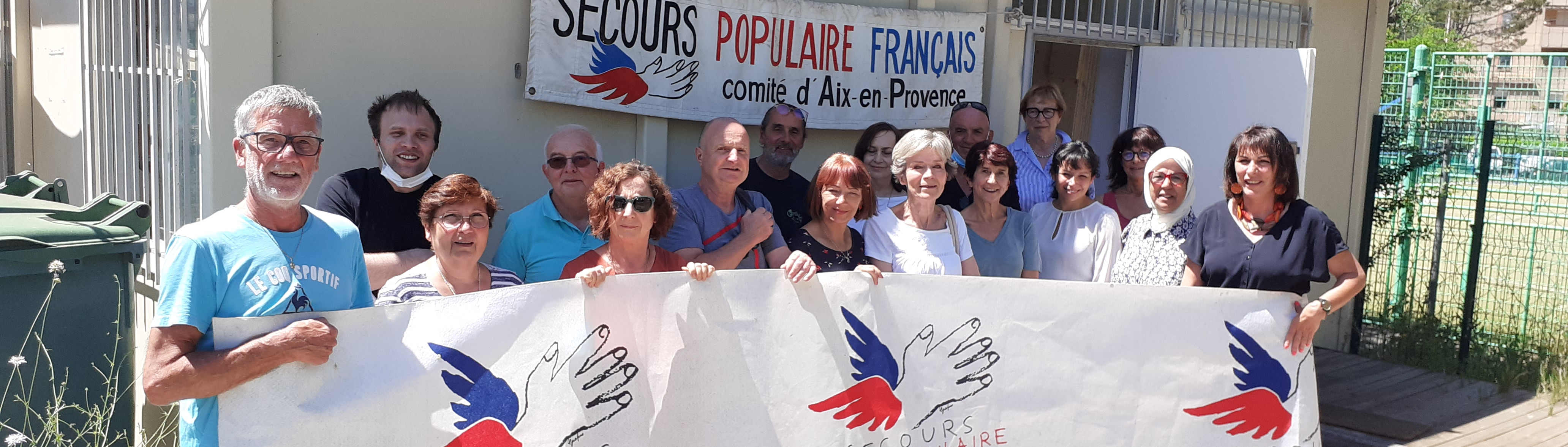 Le Secours Populaire Français à Aix en Provence