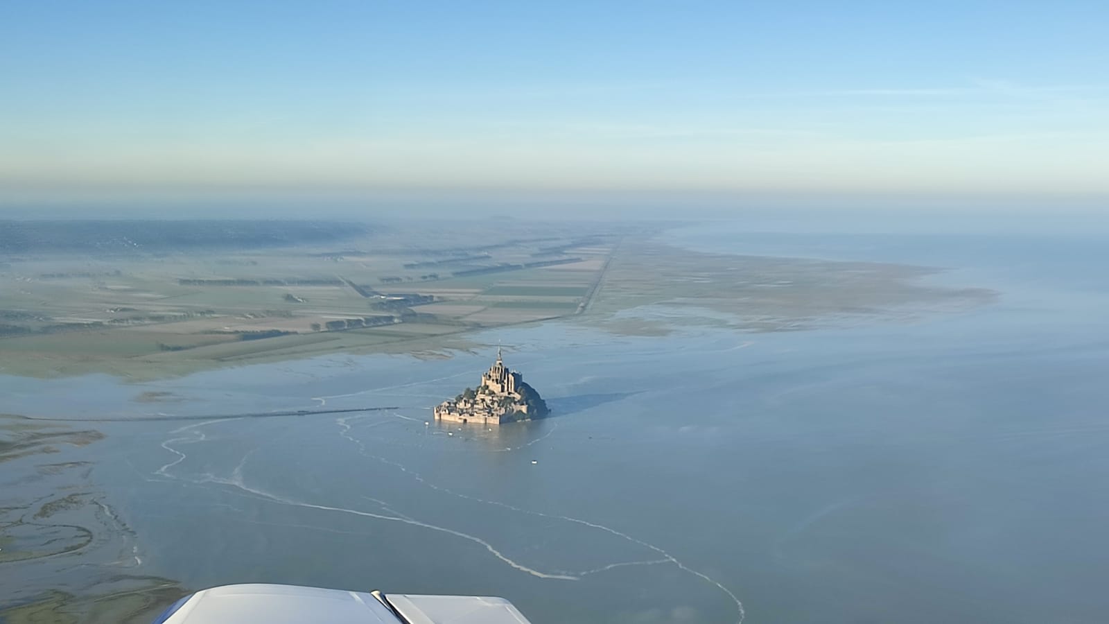 Le Mont Saint Michel vu du Ciel