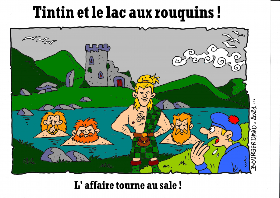 TINTIN ET LE LAC AUX ROUQUINS - Copie