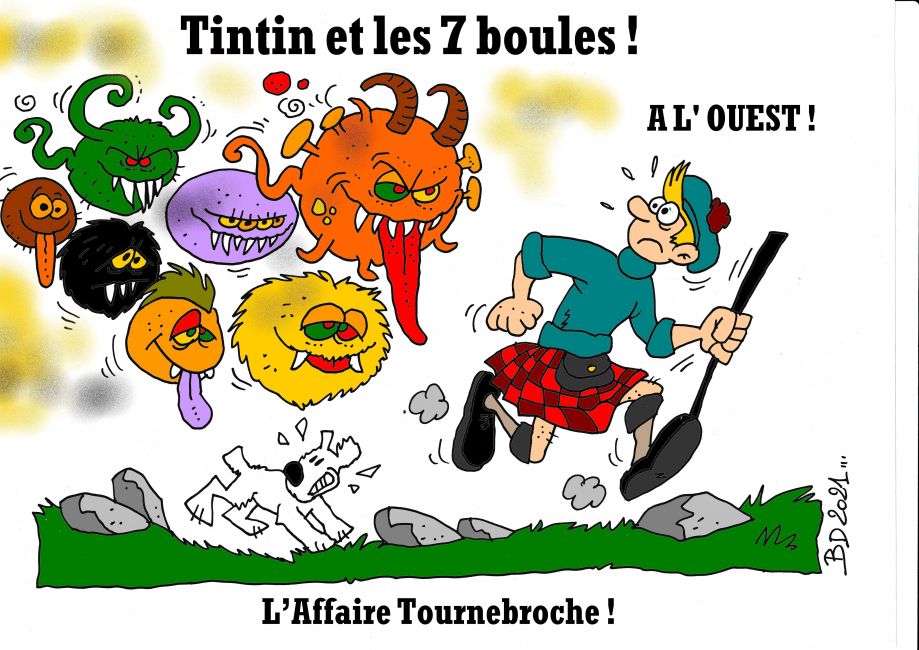 TINTIN ET LES SEPT BOULES - Copie