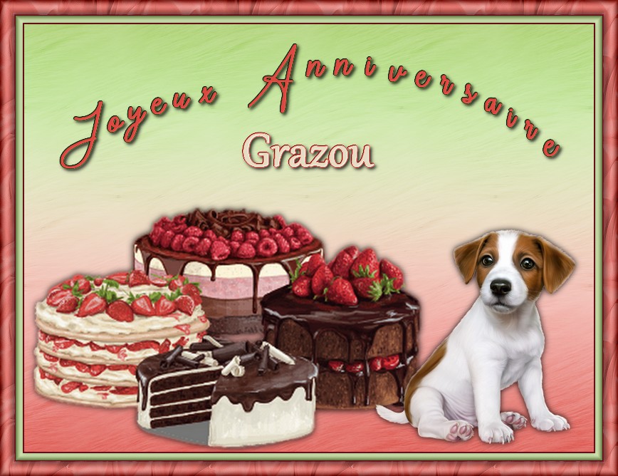 anniversaire Grazou 9 01 2024