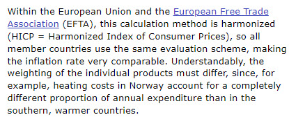 Harmonized ICP in the EU