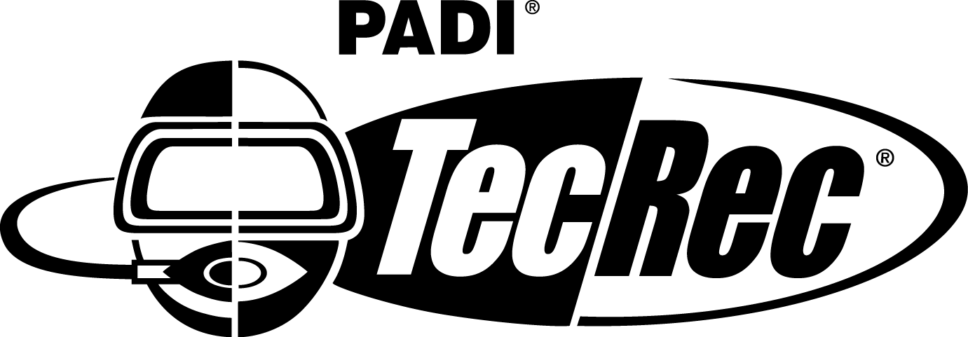 PADI TecRec Logo Black