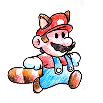 Mario bros 3 coloriage gif