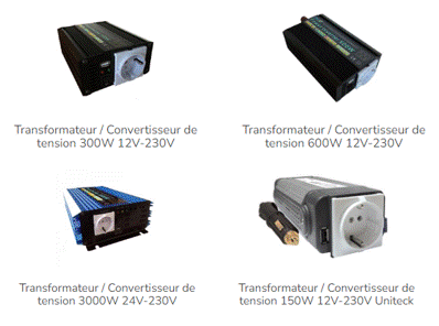 Une gamme de convertisseurs de tension quasi sinus