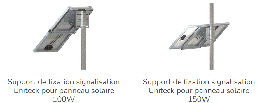 La fixation panneau solaire sur mât sort du lot