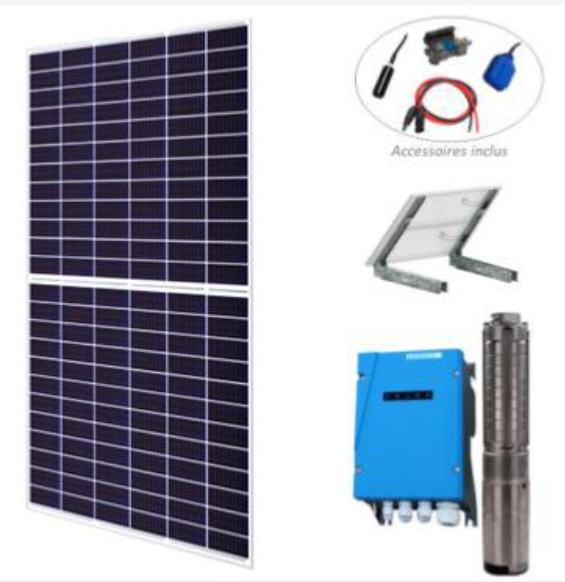 Le kit de pompe solaire immergée Lorentz