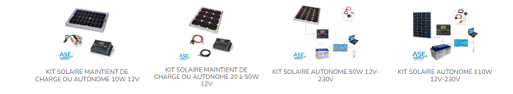 Des kits solaires autonomes