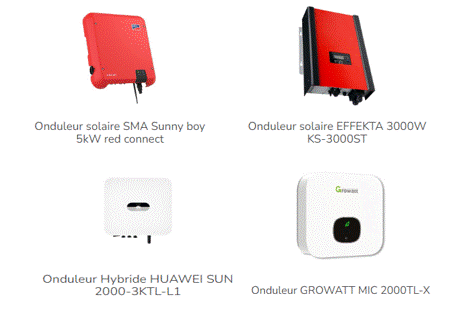 Une gamme d’onduleurs réseaux 