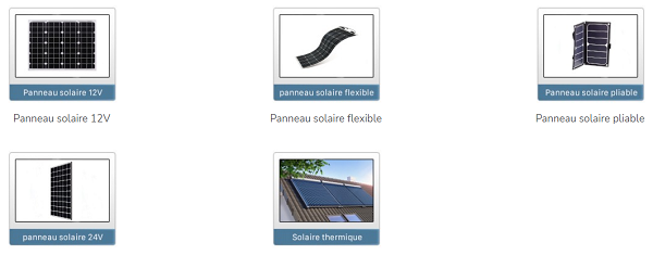 Panneaux solaires