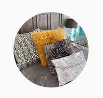 Des coussins de divers designs