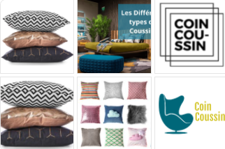 Des coussins de designs divers disponibles sur Coin Coussin