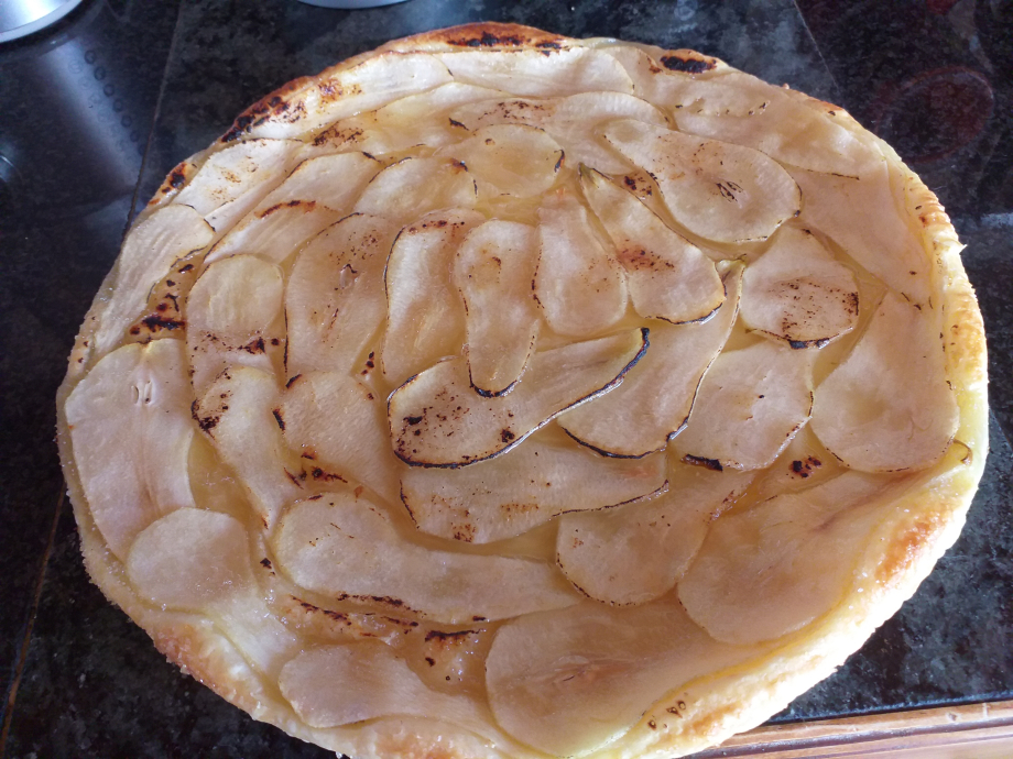 tarte fine caramélisé aux poires