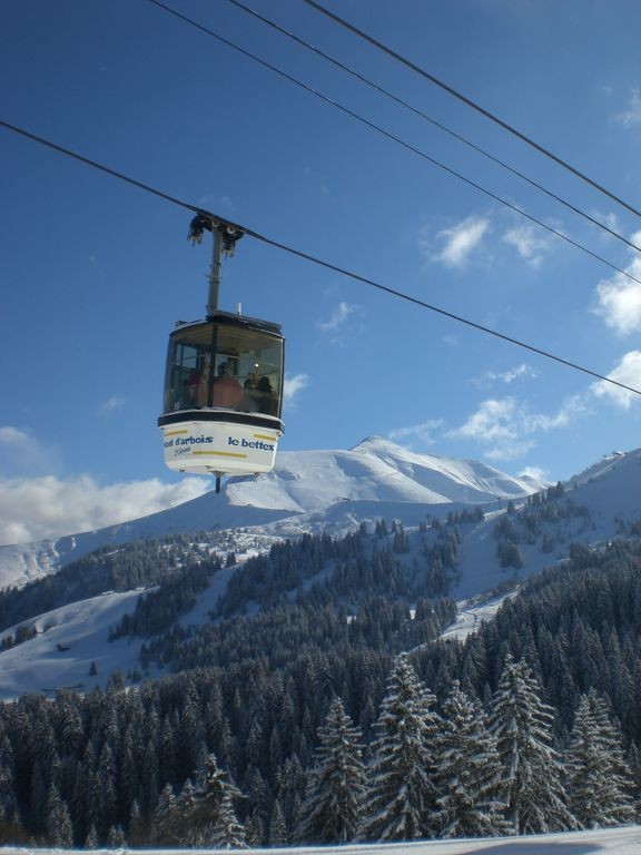 Vue extérieure en hiver station du Bettex