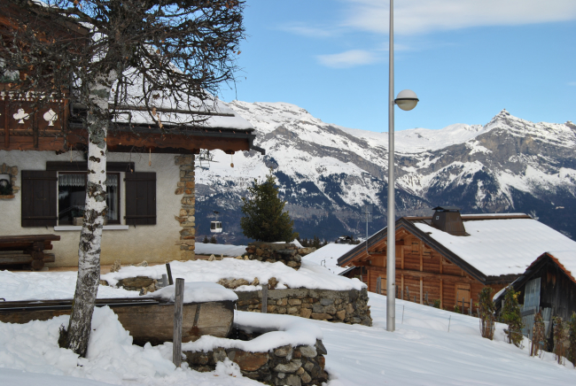 Vue extérieure en hiver