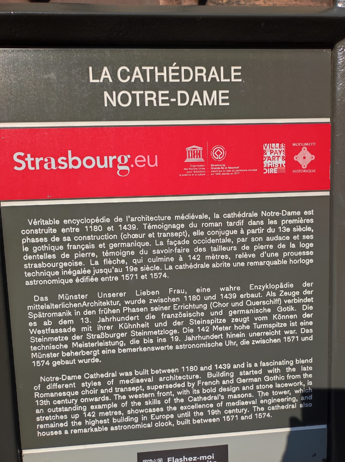 cathédrale Notre Dame Strasbourg