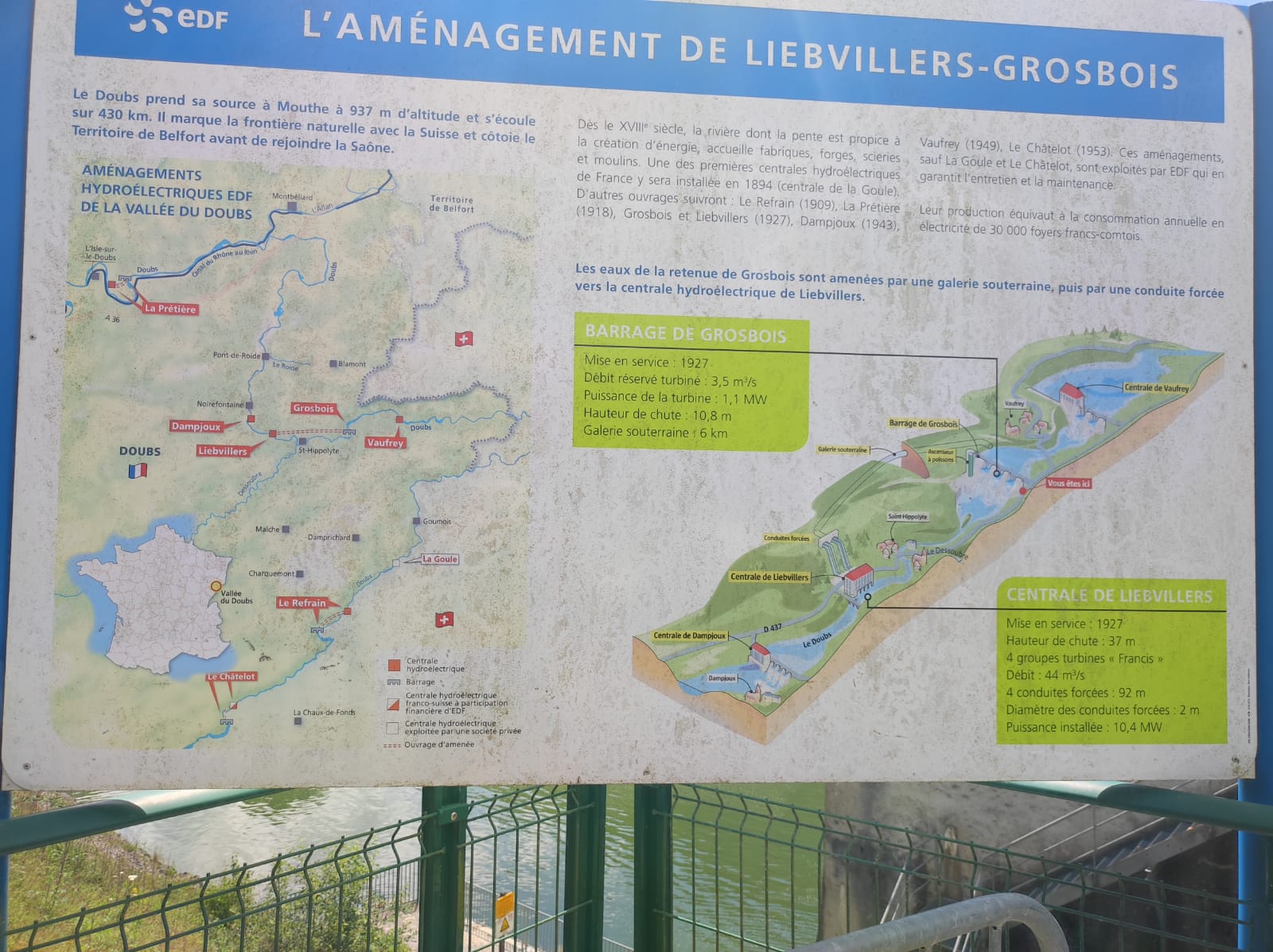 EDF aménagement de Liebvillers - Grosbois