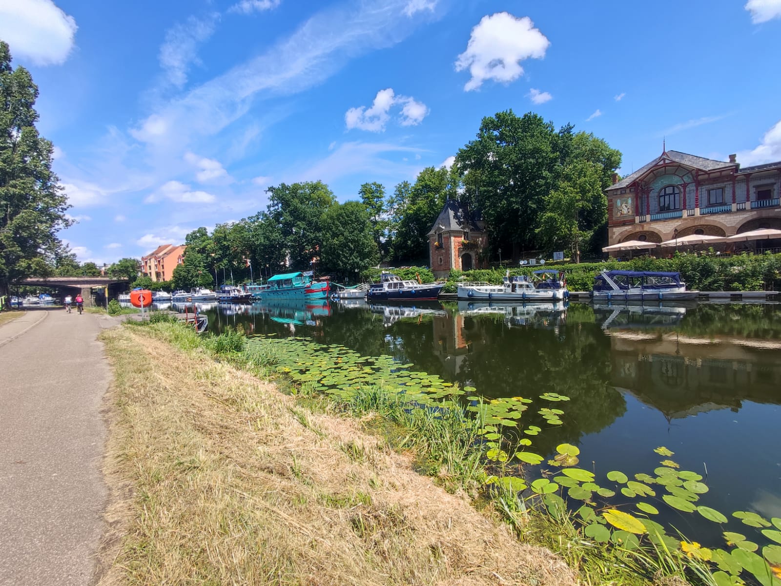 escale sur le canal de la Sarre Sarreguemines