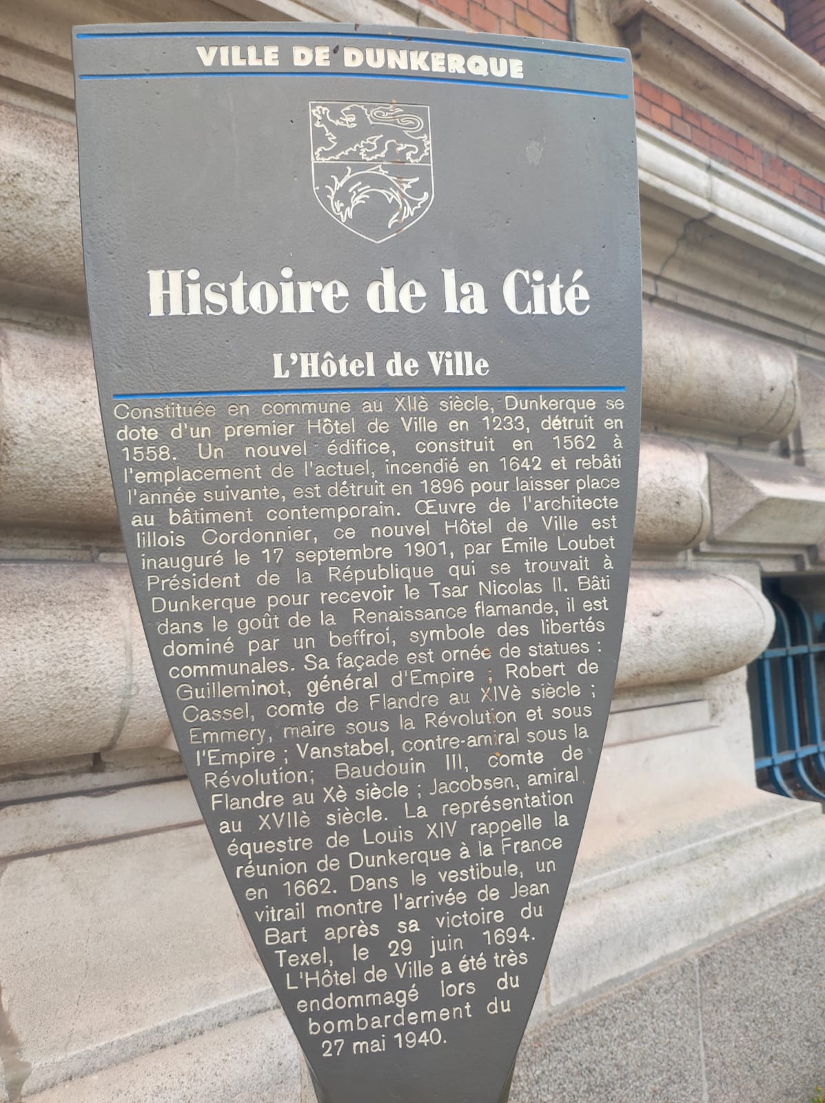 histoire de la cité Dunkerque