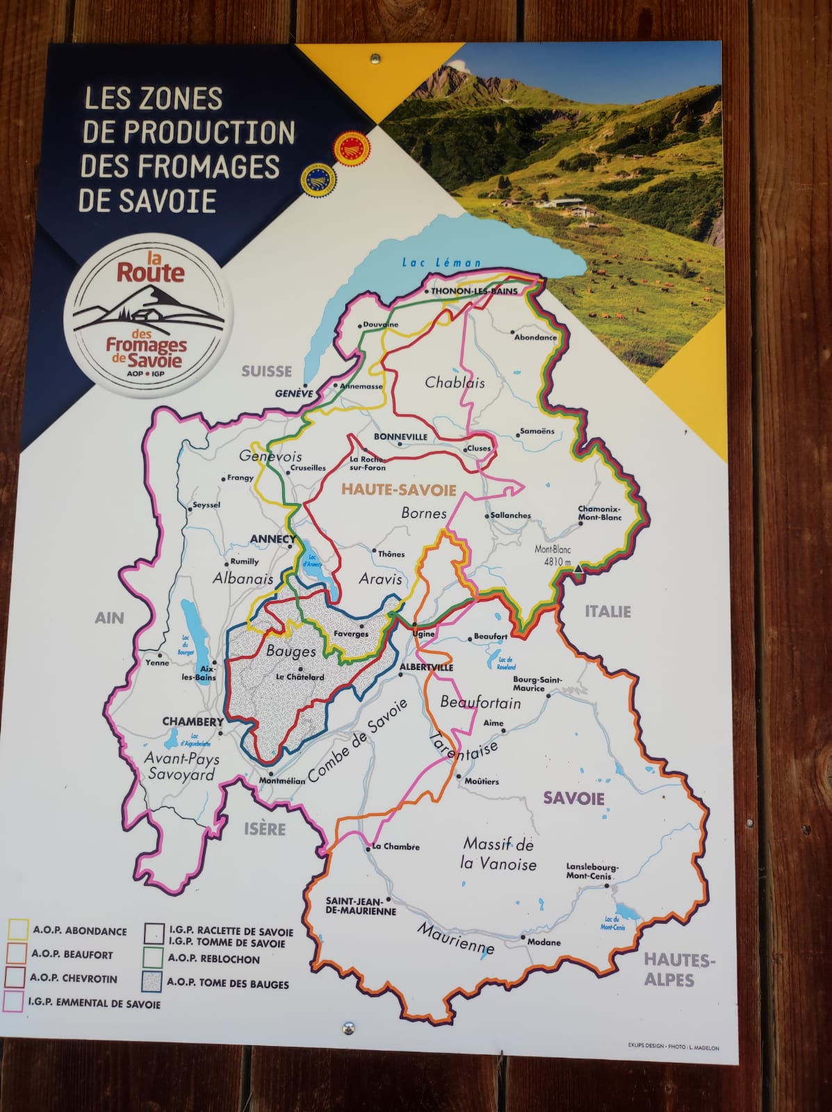 la route des fromages de Savoie