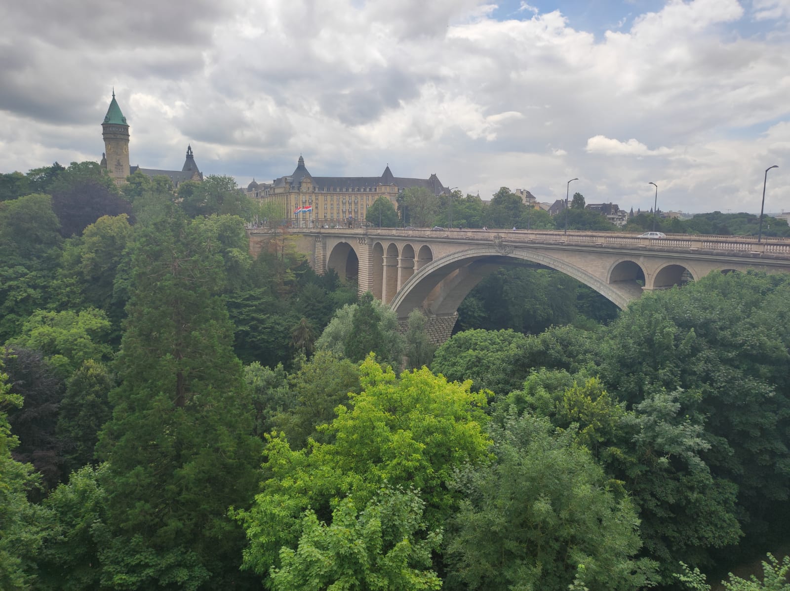 pont Adolphe à Luxembourg