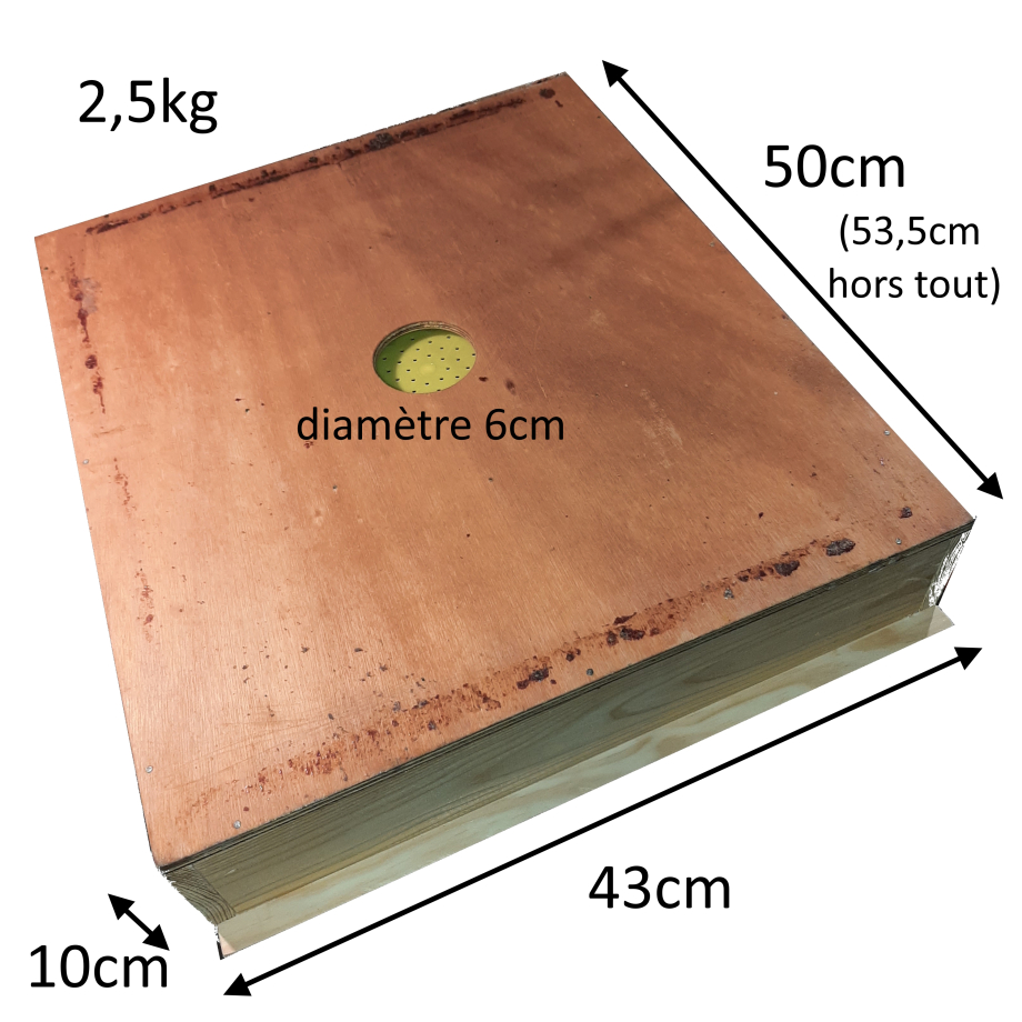 chasse-abeilles dimensions