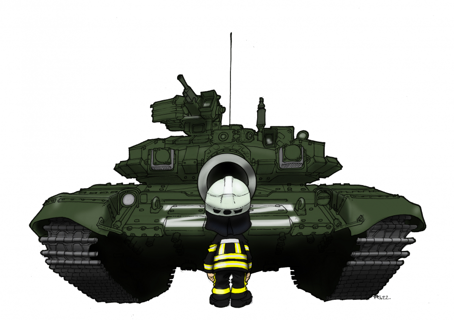 T90 VS SP ukrainien