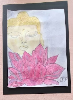 Mon dessin (crayon papier couleur) (Avril 2022)