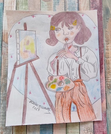 Dessin (Crayon Papier Couleur) (Mars 2023)