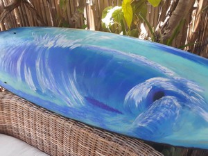 détail peinture surf