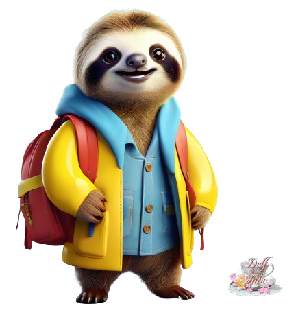 happy-sloth-dressed-schoolchild-with-a-yellow-coat-and-a-colorful-schoolbag-883747928-removebg-preview