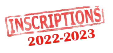 Inscription 2022-2023
