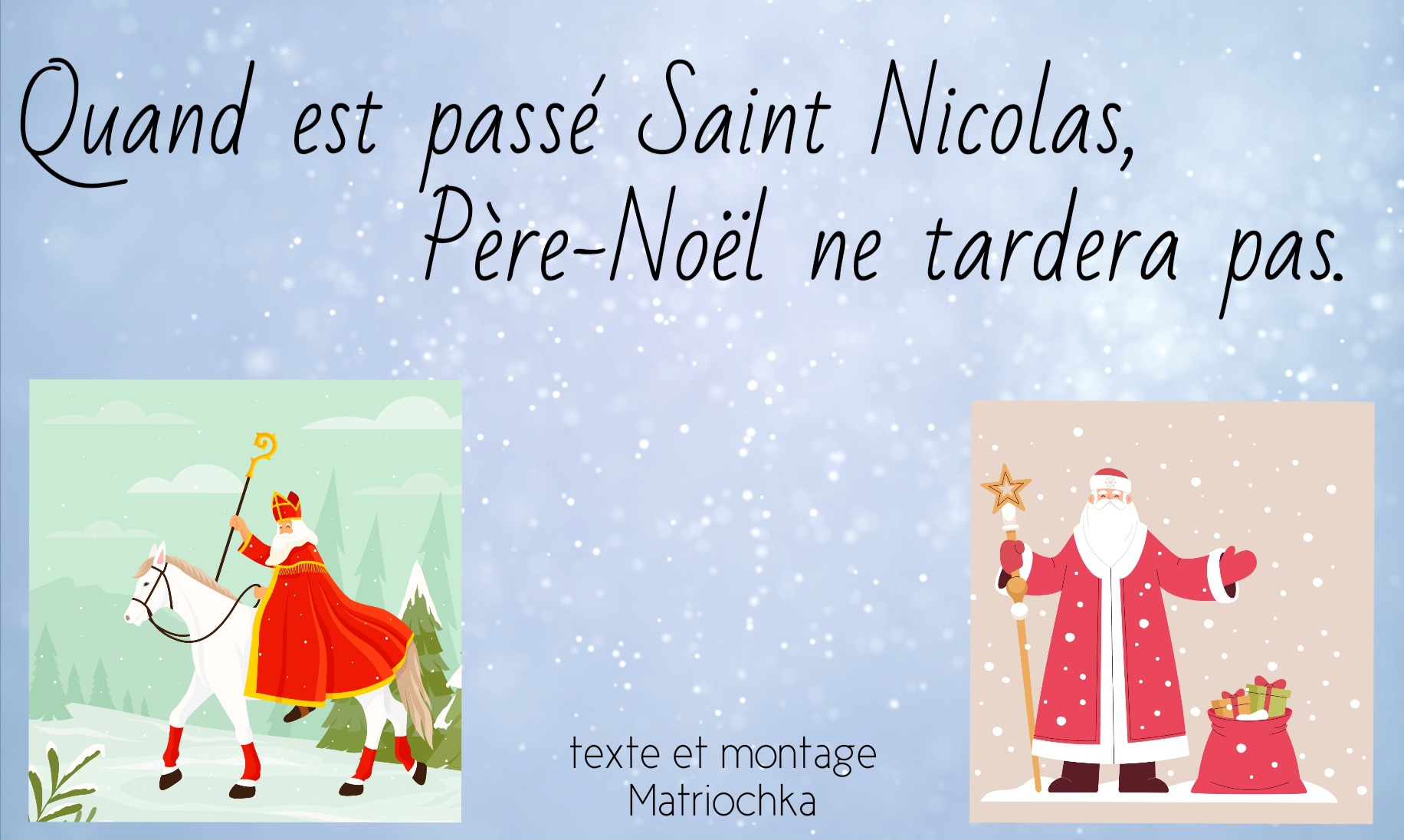 Dicton St Nicolas Père-Noël