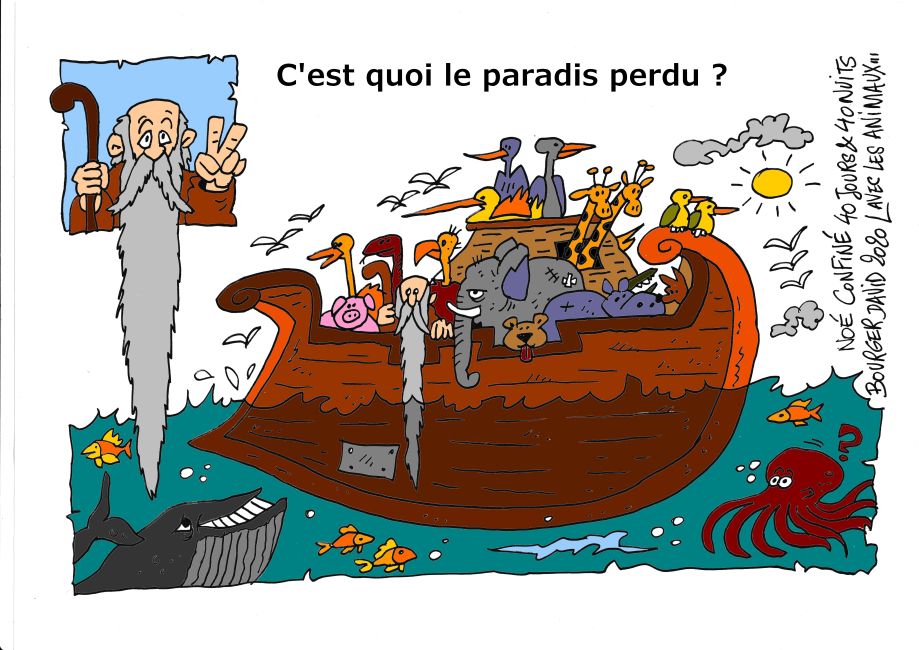 Confinés sur un bateau avec Noé le premier écolo et les animaux du monde (3)