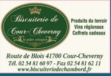 La Biscuiterie de Chambord sponsor du Comité des Fêtes de Cour-Cheverny